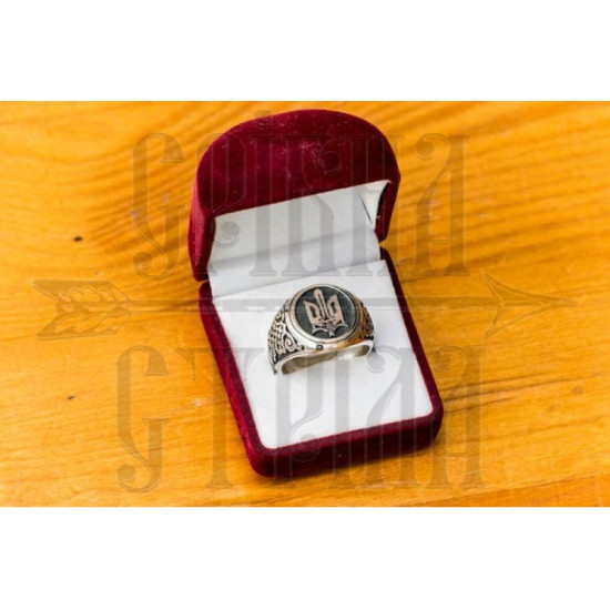 Кільце "Вязь Герб Мельниківський"